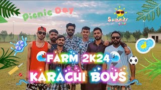 #funny #vlog New Funny Vlog FarmHouse By Karachi Boyss 😜😎🛝🏊#Full Enjoy 2k24 Farm karachi Boys 😉😎