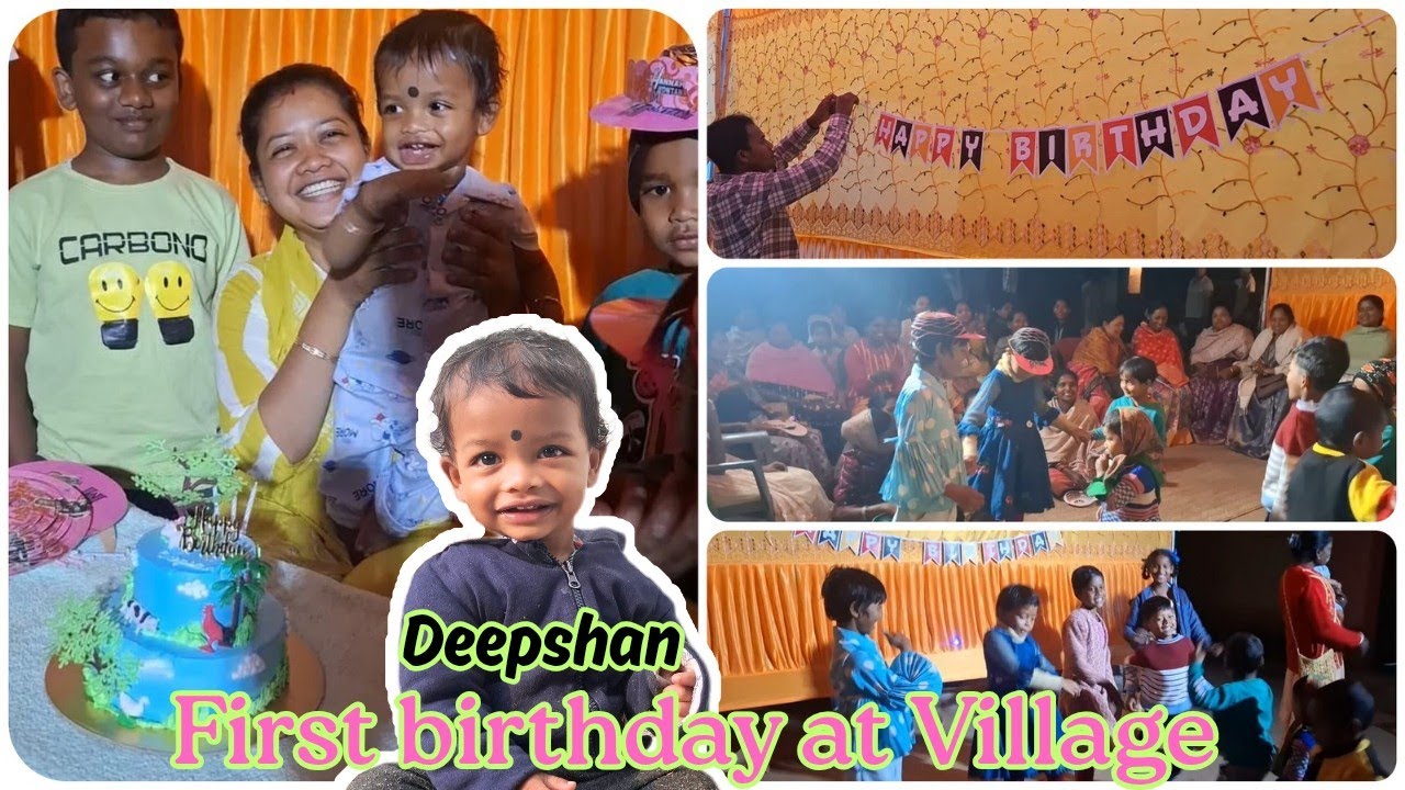 Deepshan's first birthday celebration at Village 