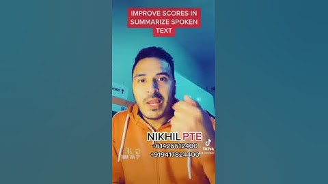 IMPROVE SUMMARIZE SPOKEN TEXT || TIPS AND TRICKS || PTE BY NIKHIL #nikhilpte #ptelistening #shorts