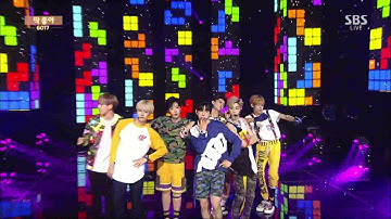 GOT7 "딱좋아(딱맞아)" 무대 @ SBS 인기가요 2015.08.02