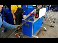 Straightening machine of steel flat bars