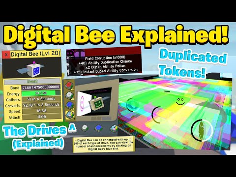 Maxed Out Digital Bee! All 500 Drives! #beesmas #beeswarmsimulatorrobl, Bees Videos