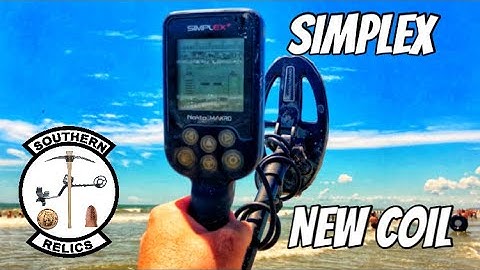 NEW Simplex SP24 Coil Beach METAL DETECTING Test - T-Shirt Giveaway Winner