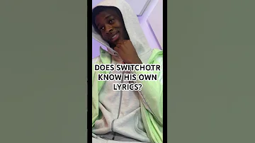 DOES SWITCHOTR KNOW HIS OWN LYRICS? #rap #ukrap #ukmusic #switchotr #shorts