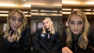 Meg Donnelly | Instagram Live Stream | 1 August 2018