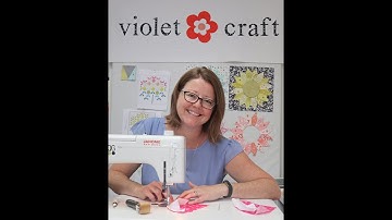 The Violet Craft Foundation Paper Piecing Technique TUTORIAL