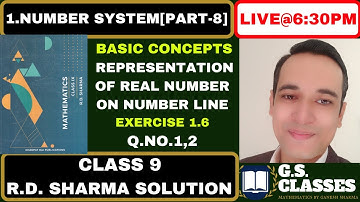 1. NUMBER SYSTEM[PART-8] CLASS 9 R.D.SHARMA SOLUTIONS