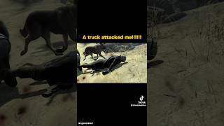 A truck attacked me !!! #subscribe #ytshorts #fallout4 #gamingshorts #gamingmemes