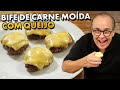 DELICIOSO BIFINHO DE CARNE MOÍDA COM QUEIJO DO CHEF TAICO