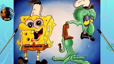 SpongeBob and Squidward (26 hour Timelapse)