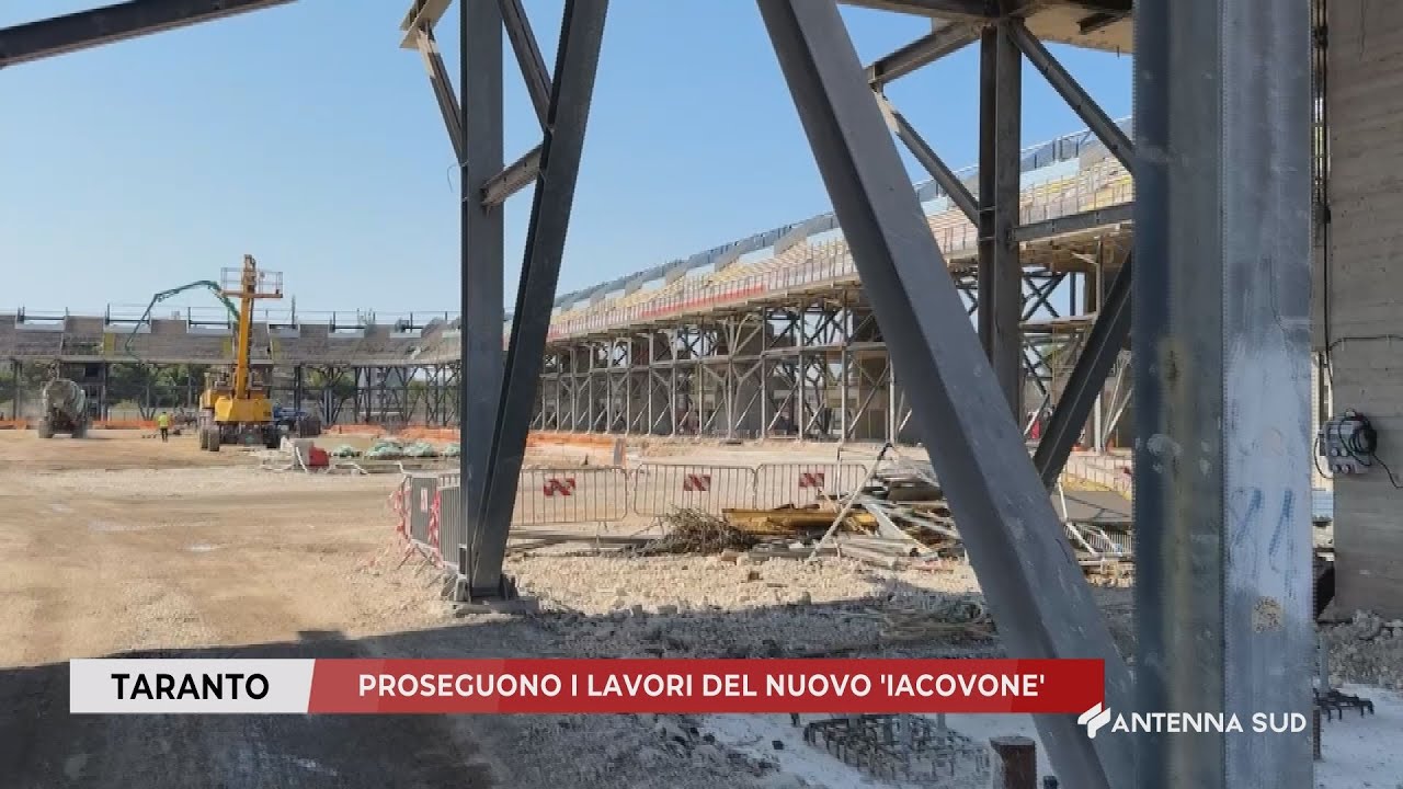 08 AGOSTO 2025 - TARANTO - PROSEGUONO I LAVORI DEL NUOVO 'IACOVONE'