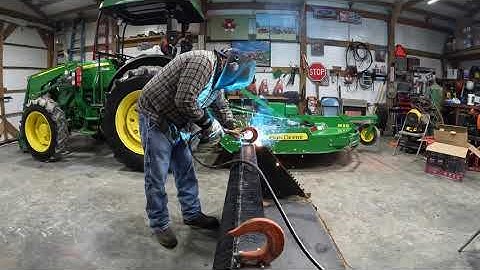 Welding On Bucket Hooks With Firstess DP200 by YesWelder!