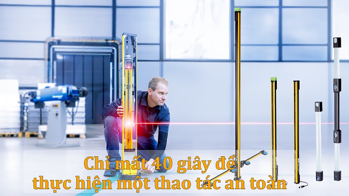 Chỉ Mất 40s Để Thao Tác An Toàn Với Cảm Biến Chùm Sáng An Toàn Detem | Nam Phương Việt