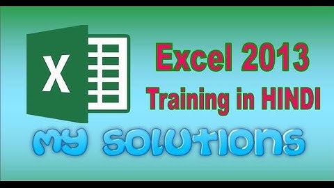EXCEL 2013 Tutorial 47 in HINDI - TIME function