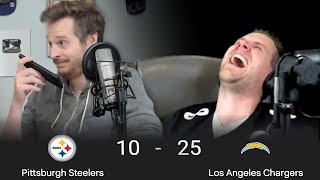 Tom Grossi calls UrinatingTree after the Steelers BOMB in Prime Time!