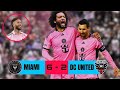 Messi Hattrick, Marcelo & Ramos Debut First Goal | Inter Miami vs DC United Highlights & All Goals