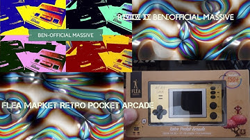 Flea Market Retro Pocket Arcade Unboxing & Review by B.O.M. 2017