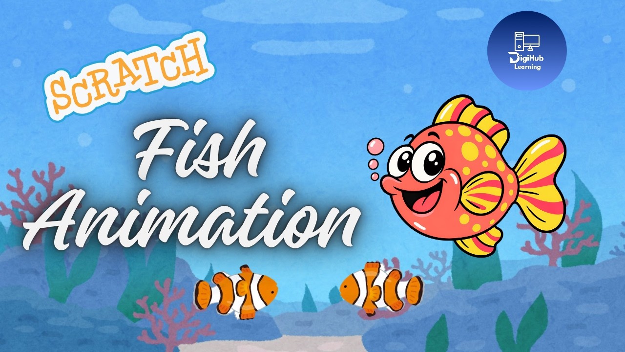 How to make a Fish Animation in scratch| Scratch Programming|DigiHub ...