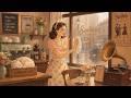 Rainy Café Morning ☕ Vintage Jazz Playlist for Relaxing, Studying & Cozy Rain Days