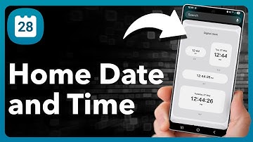 How To Add Date And Time To Home Screen On Android