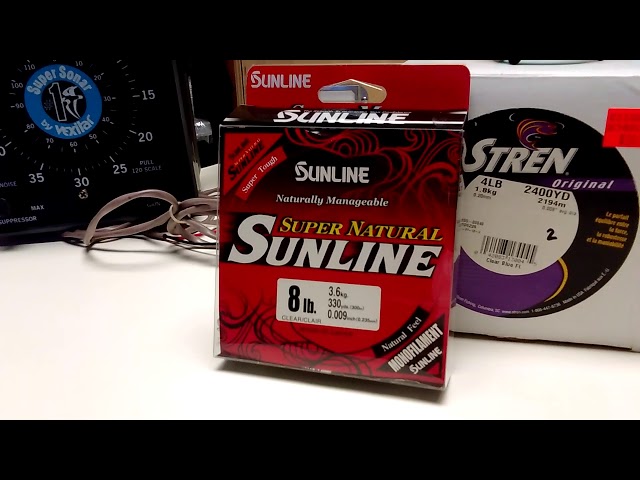 Sunline mono monofilament review fishing line 8 lb 