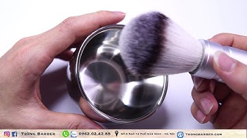 Combo Cốc Chổi Cạo Râu Chuyên Nghiệp TƯỜNGBARBER