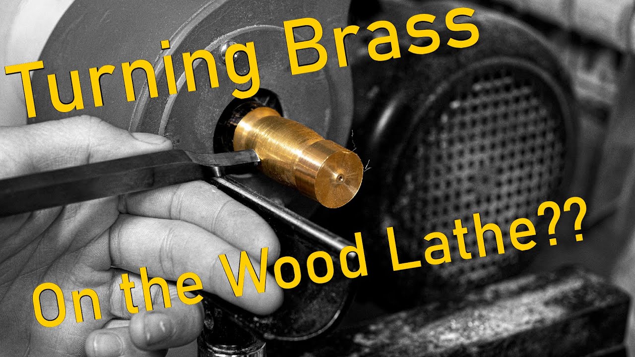 Turning Brass on Wood Lathe 