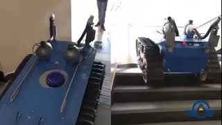 Garuda UGV - Indoor Sanitization at San Academy, Pallikkaranai | Garuda Aerospace