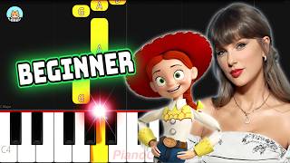 [full] Toy Story 5 - "I Knew It, I Knew You" - Taylor Swift - BEGINNER Piano Tutorial & Sheet Music