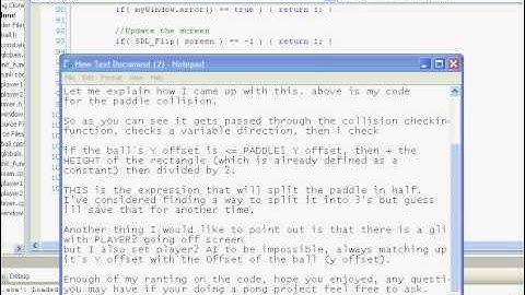 C++ & SDL Pong Clone