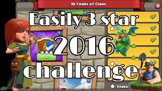 🎮How to get 3 star to the 2016 challenge easily🎮