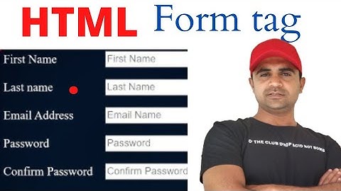 Form tag in html in hindi/urdu | Form tag | HTML Form tag | How to create a form in html