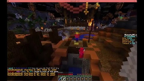 Hacker with killaura on munchy mc