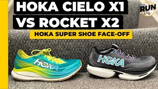 Hoka Cielo X1 Vs Hoka Rocket X2 Hoka Racing Shoes Compared