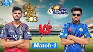 Rcb Vs Mi Mini Ipl Match-1 2-2 Super Over