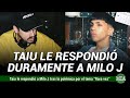 Taiu le respondi a milo j tras el beef en la music session