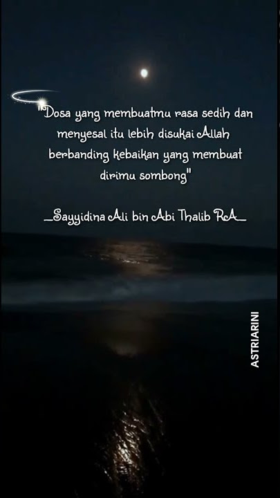Story' wa keren Pantai malam hari