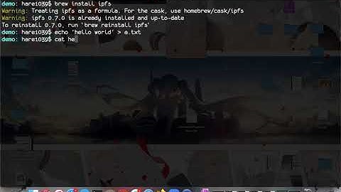 IPFS Demo part 1