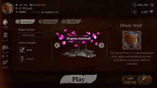 The Wolf - How to Make & Save Gems ? | toxiclamb screenshot 5