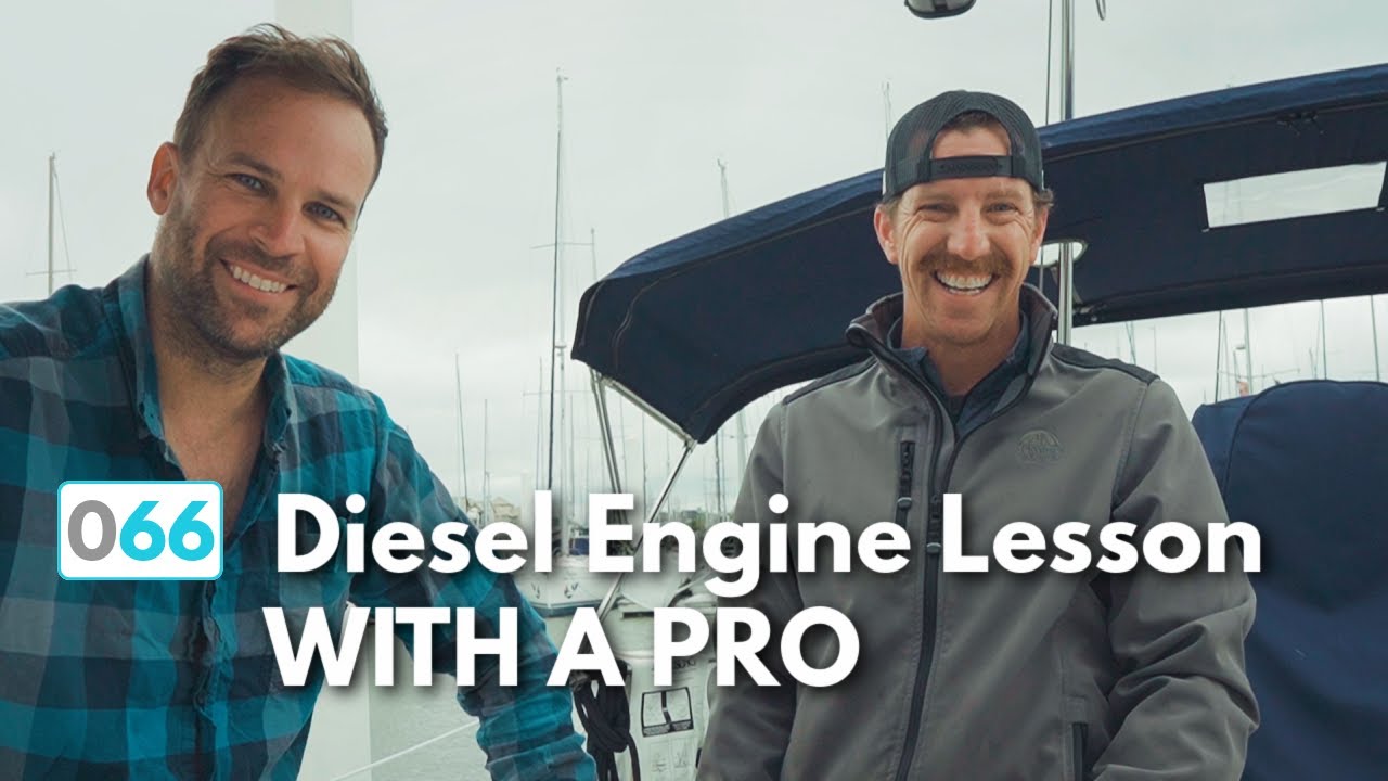 Marine Diesel Engine Lessons, Yanmar 40hp  (ep.66) |  ⛵ The Foster Journey