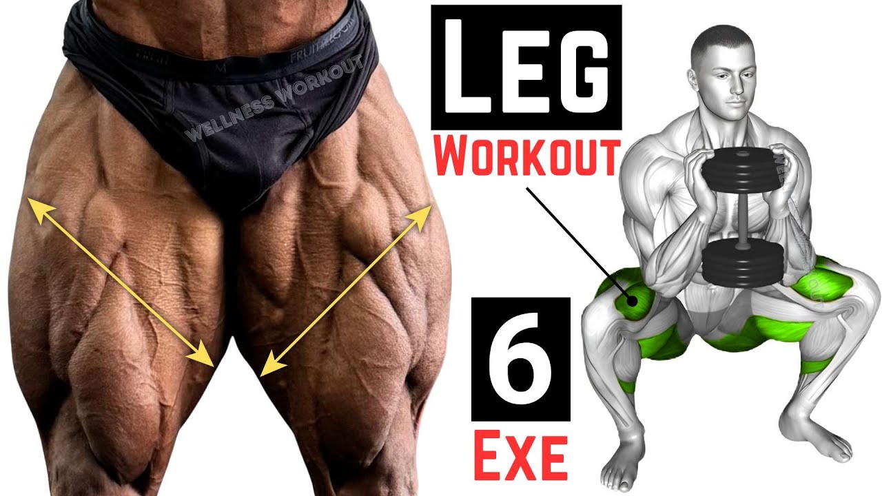 Leg Day Workout for Mass – Gym Routine for Bigger Legs - YouTube