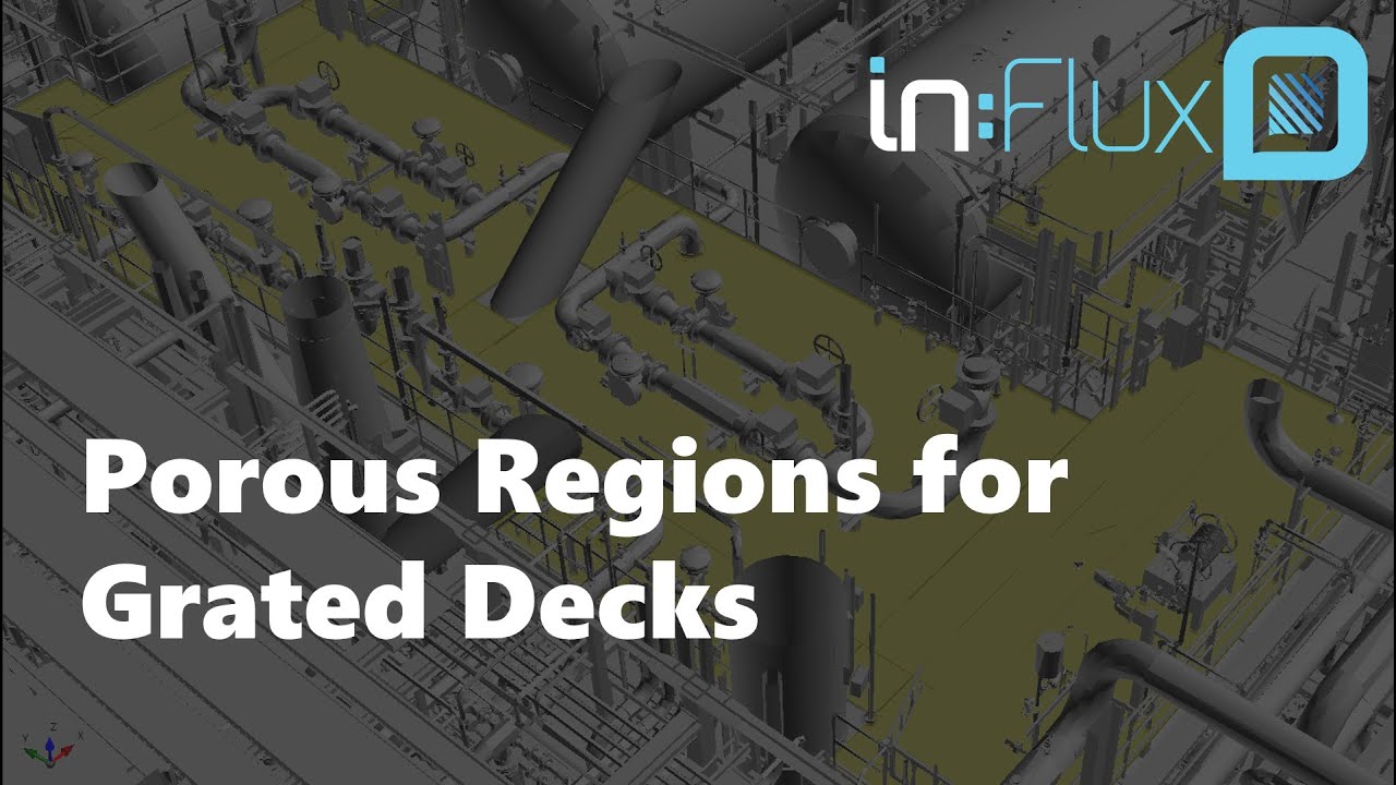 in:Flux - Defining Porous Region for Grated Decks