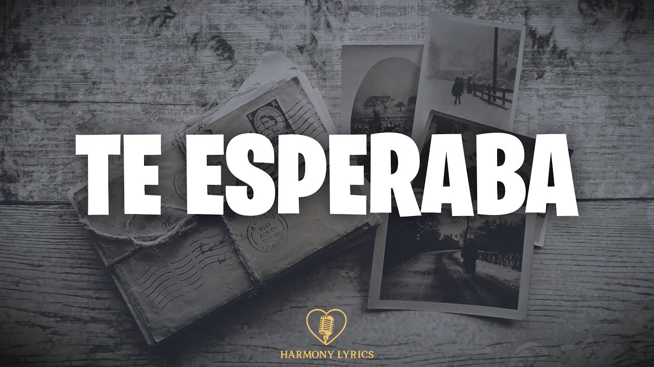 Carlos Rivera - Te Esperaba (Letra)