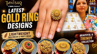 ✨Tanishq Beautiful ❤️22K to 18kt Gold Ring Collection Daily Wear Gold Rings | Tanishq new Gold Rings