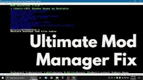 Ultimate Mod Manager Fix [Use Yuzu EA 2296] TESTED July 7, 2023