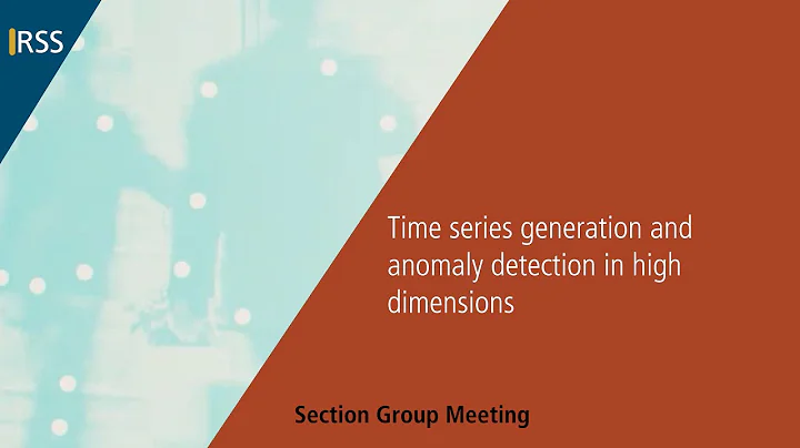 Time series generation and anomaly detection in high dimensions