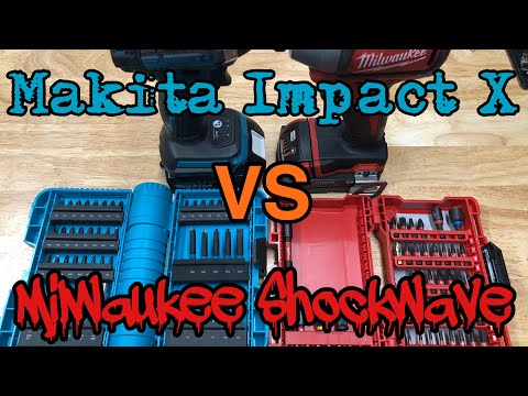 Makita Impact X vs Milwaukee Shockwave Impact Bits