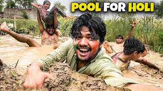 We made Pool for Holi 🤪 | The Roamer Amit