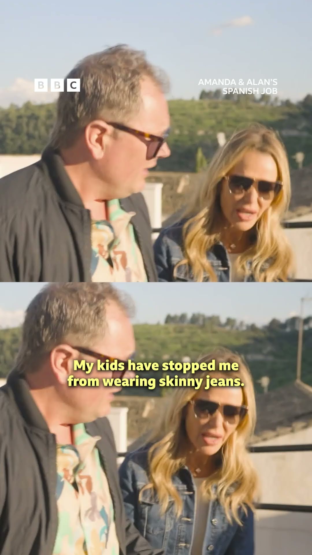 Amanda and Alan discuss skinny jeans - BBC