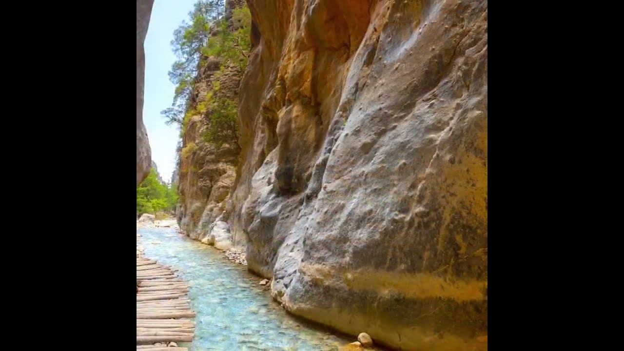 Samaria National Park, an UNESCO Biosphere Reserve in the White Mountains of Crete